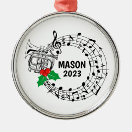 Mellophone Marching Band jul Ornament