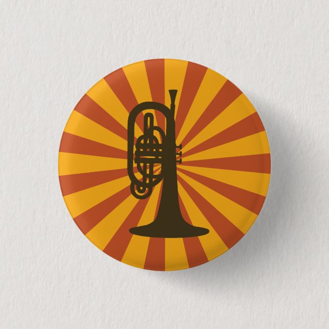 Mellophone Starburst Button Knapp (Framsida)