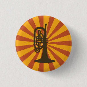 Mellophone Starburst knäppas Knapp