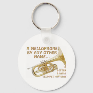 Mellophone vid någon annan namn nyckelring