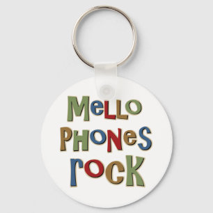 Mellophones sten nyckelring