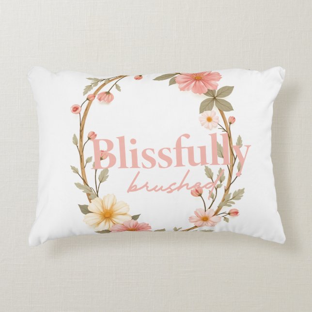 Mellow Blooms Prydnadskudde (Framsidan)