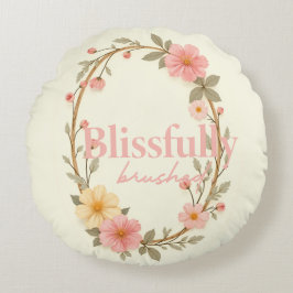 Mellow Blooms Rund Kudde