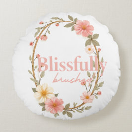 Mellow Blooms Rund Kudde