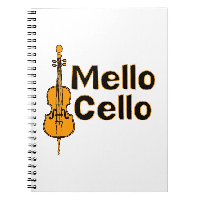 Mellow Cello Anteckningsbok (Framsidan)