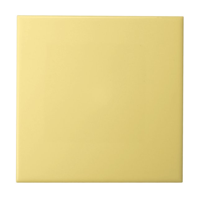 Mellow Gult Solid Färg Tile Kakelplatta (Framsidan)