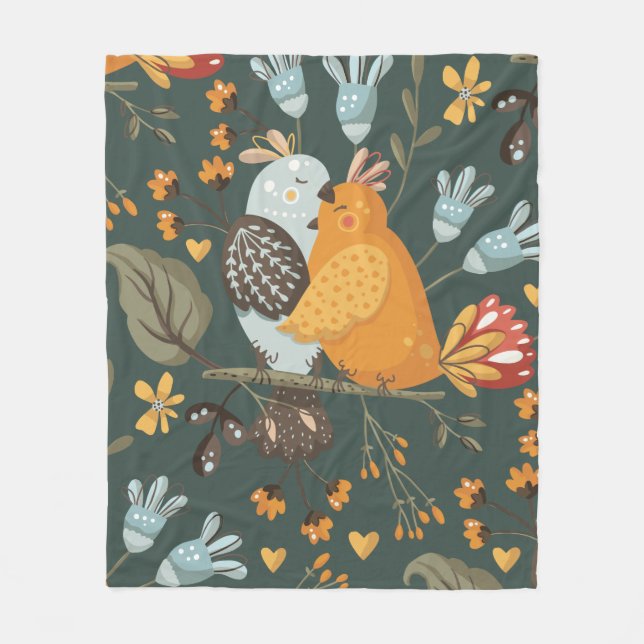 Mellow lycka Fleece Blanket (Framsidan)