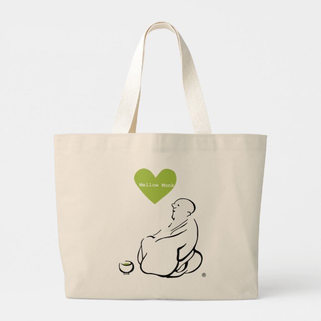 Mellow Monk Ny Totebag Jumbo Tygkasse (Baksida)