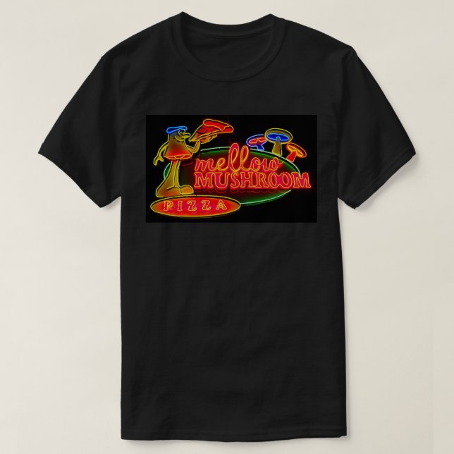 Mellow Mushroom Pizza T Shirt (Design framsida)