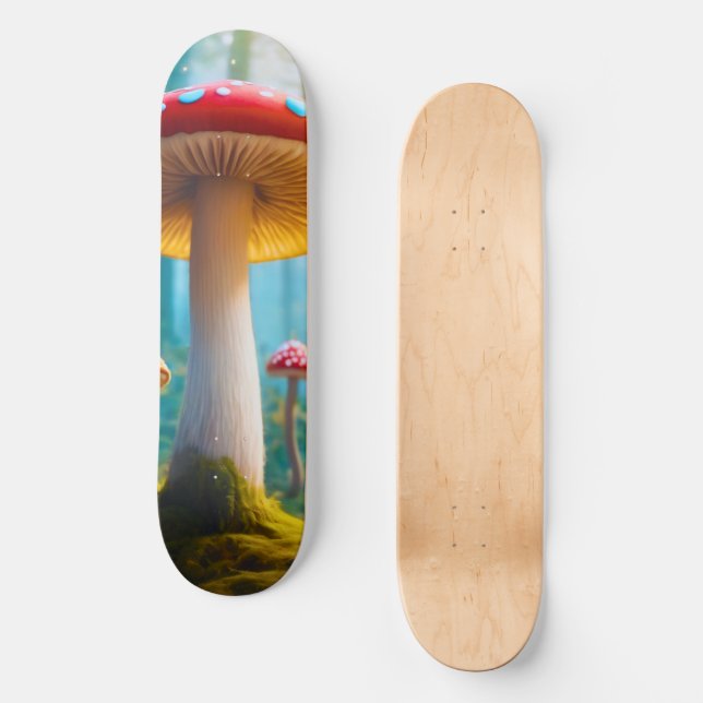 Mellow Mushroom Skateboard (Framsida)