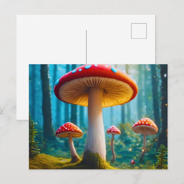 Mellow Mushroom vykort (Fram/baksida)