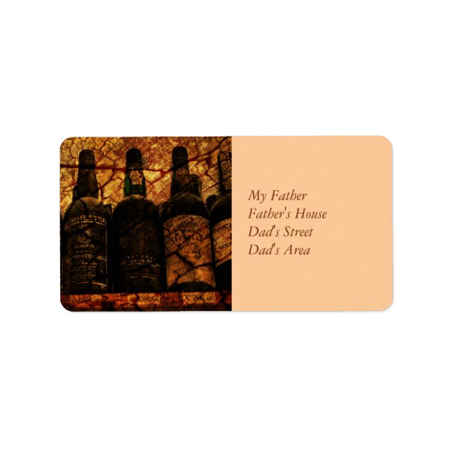 Mellow Oak Adressetikett (Framsidan)