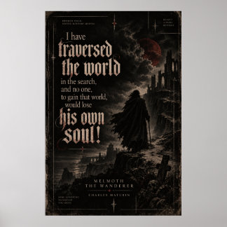 Melmoth the Wanderer – Priset för en själ | Mörk Poster