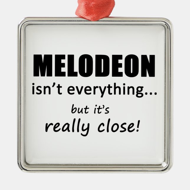 Melodeon är inte allt julgransprydnad metall (Framsidan)