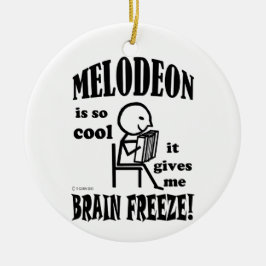 Melodeon, Brain Freeze Julgransprydnad Keramik