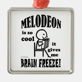 Melodeon, Brain Freeze Julgransprydnad Metall
