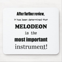 Melodeon, det viktigaste instrumentet musmatta