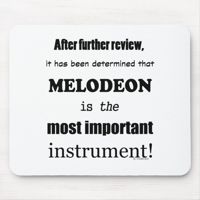 Melodeon, det viktigaste instrumentet musmatta (Framsidan)