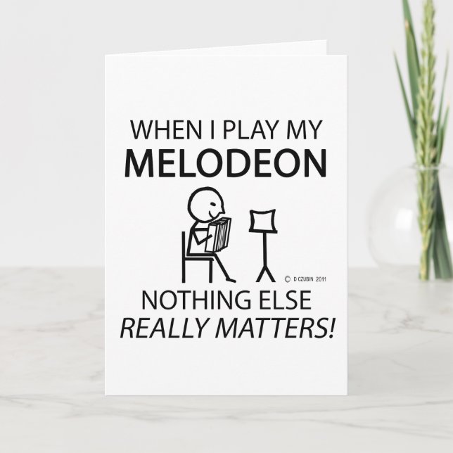 Melodeon Ingenting annat Kort (Framsida)