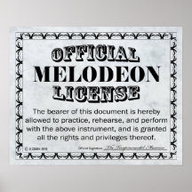 Melodeon Licence