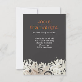 MELODI av kortet för party för TORAH-pub det bat Inbjudningar