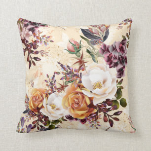 Melodi för den gula rika plommonet för Chiffon Kudde