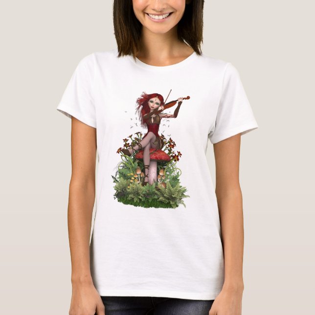 Melodi för felik ~ för korall söt tee shirt (Framsida)