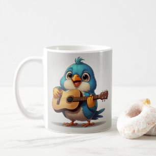 Melodic Bird Guitarist Mugg - Sip in Harmony