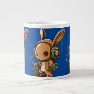 Melodic Bunny: A Musical Journey Jumbo Mugg