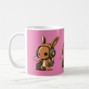 Melodic Bunny: A Musical Journey Kaffemugg