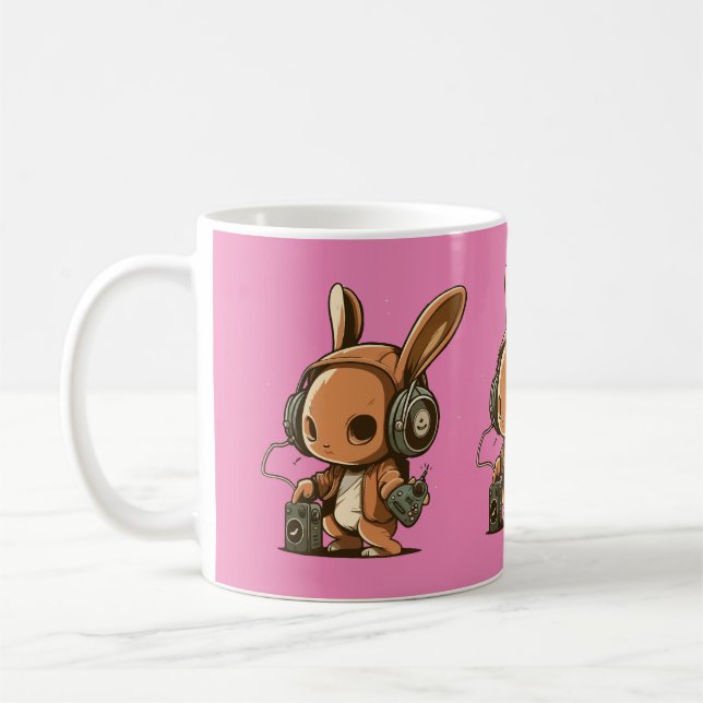 Melodic Bunny: A Musical Journey Kaffemugg (Vänster)