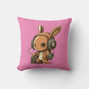 Melodic Bunny: A Musical Journey Kudde