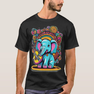 Melodic Elephant T Shirt