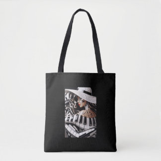 "Melodic Embrace: Music & Kärlek Tote Bag" Tygkasse
