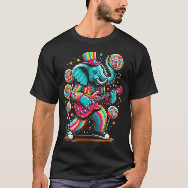 Melodic Jumbo Sergranat T Shirt (Framsida)