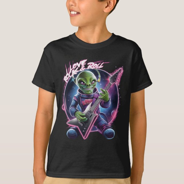Melodic Maestro med Guitar T Shirt (Framsida)