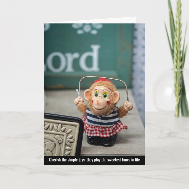 Melodic Memories Vintage Monkey Tack Kort (Framsida)