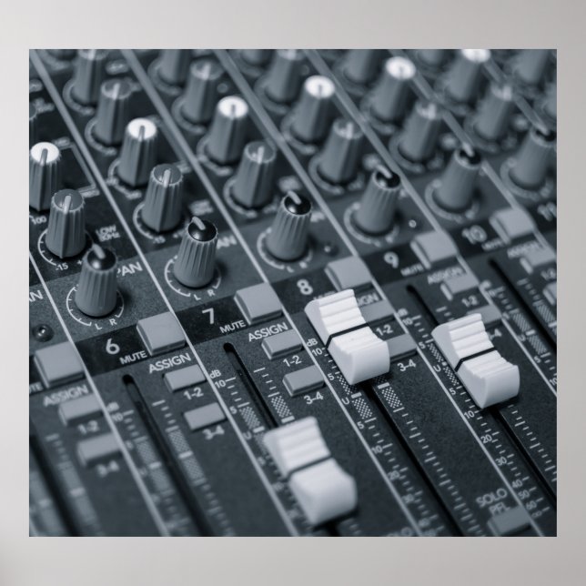 Melodic Music Mixer: Ljud-blandning. Poster (Framsidan)