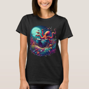 Melodic Octopus: Drumming i djupet T Shirt