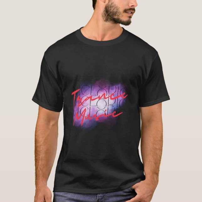 Melodic Trance Music T Shirt (Framsida)