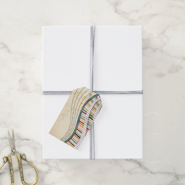 Melodic Vågar Presentetikett (Med Snöre)