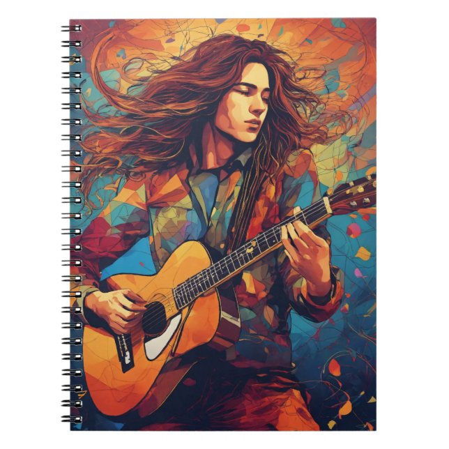 Melodic Whirlwind Anteckningsbok (Framsidan)