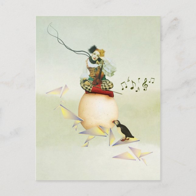 Melodica vycard vykort (Framsida)