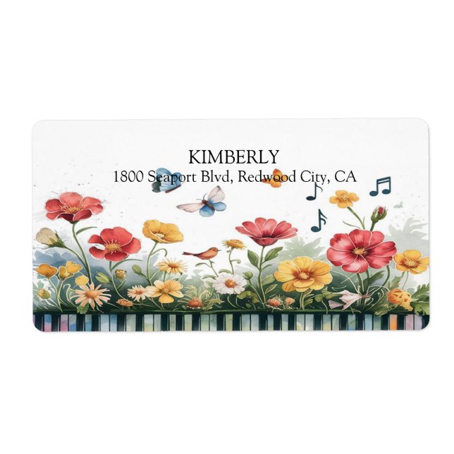 Melodies in Bloom Fraktsedel (Framsidan)