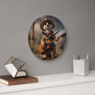Melodies of the Savanna: Meerkat Guitar Sergranat Stor Klocka
