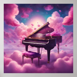 Melody Bland Rosa Clouds Poster