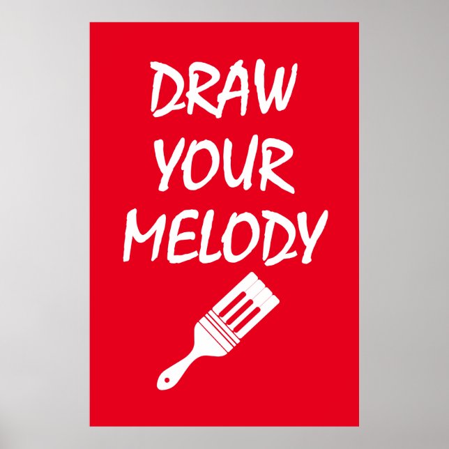 Melody brush poster (Framsidan)