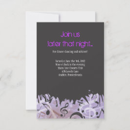 MELODY FÖR DET Bat mitzvah Party-kortet TORAH Pub Inbjudningar