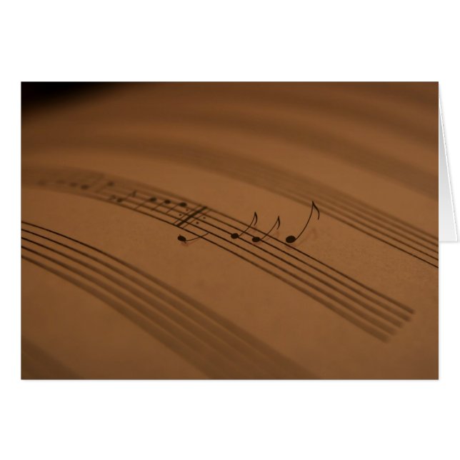 Melody Hälsningskort (Framsidan Horizontal)