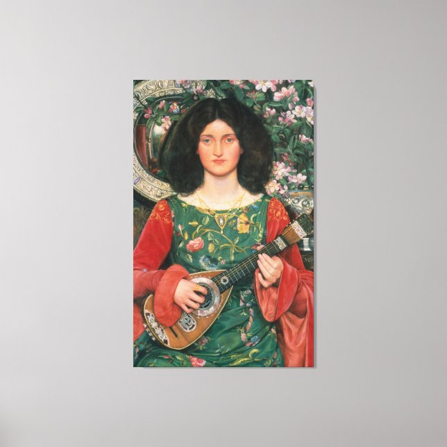 Melody (Musica), c. 1895/1897, Kate Bunce Canvastryck (Framsida)